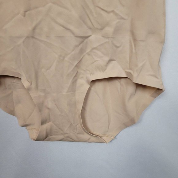 SALE5/$25 Skinnygirl Smoothers & Shapers Shaping Sonic Edge High Waist Brief Tan - Picture 4 of 9